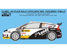 Decal – Citroen C4 WRC - RACC Catalunya 2009 - Solberg P.